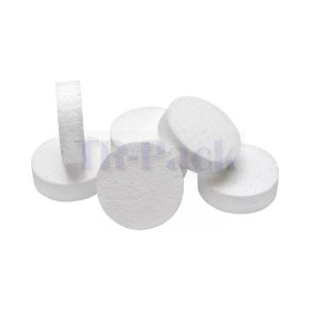 Fehér polisztirol pogácsa 67mm x 10mm fehér