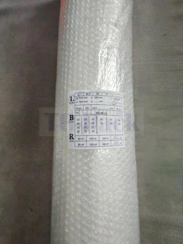 Légpárnás fólia I.osztályú 10m2, 100cm x10m / 60my 