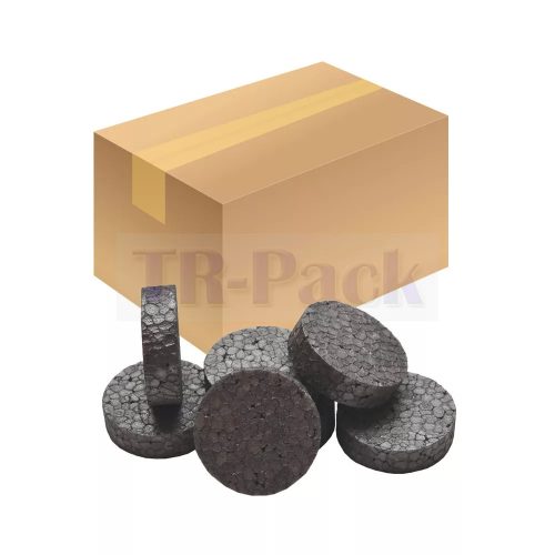 Grafitos polisztirol pogácsa 67mm x 10mm szürke