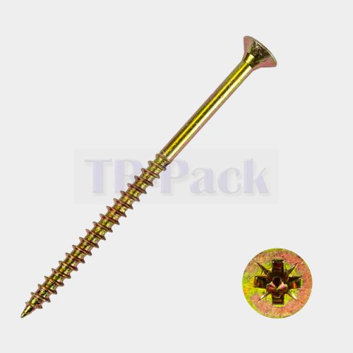 FAFORGÁCSLAP CSAVAR SÜLYESZTETT FEJŰ 6X180/70 100 DB/DOBOZ